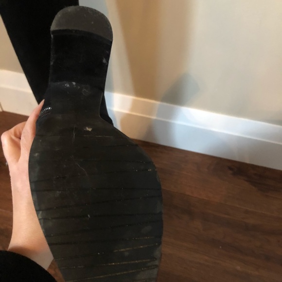 Stewart Weitzman knee high suede black boots - Picture 4 of 15